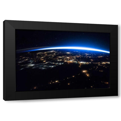 Space Photography XII Black Modern Wood Framed Art Print with Double Matting by Unknown