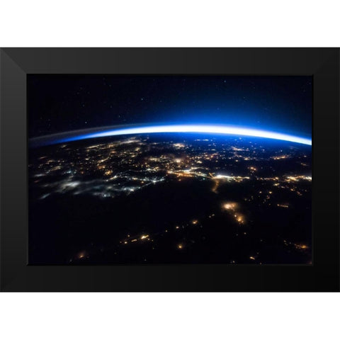 Space Photography XII Black Modern Wood Framed Art Print by Unknown