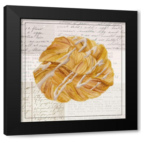 Sweet Tooth Pastries IV Black Modern Wood Framed Art Print with Double Matting by Wang, Melissa