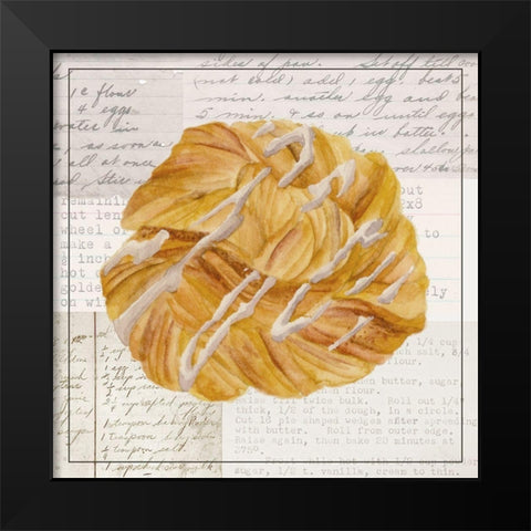 Sweet Tooth Pastries IV Black Modern Wood Framed Art Print by Wang, Melissa