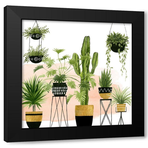 Indoor Oasis I Black Modern Wood Framed Art Print by Popp, Grace