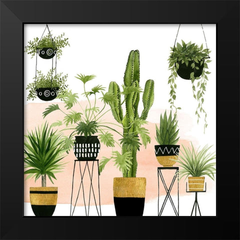 Indoor Oasis I Black Modern Wood Framed Art Print by Popp, Grace