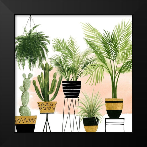 Indoor Oasis II Black Modern Wood Framed Art Print by Popp, Grace