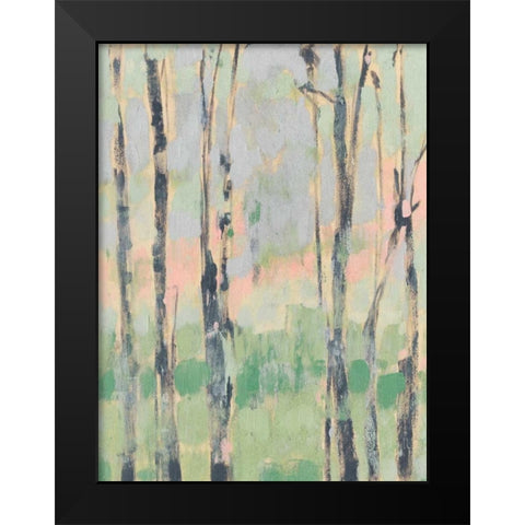 Pastels in the Trees II Black Modern Wood Framed Art Print by Goldberger, Jennifer