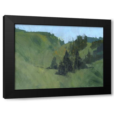 Radnor Walk Black Modern Wood Framed Art Print with Double Matting by Bailey, Paul