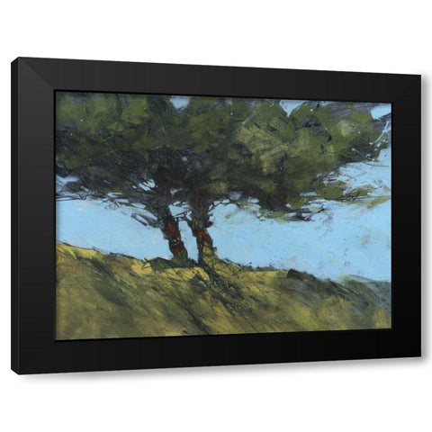 Hawthorne Duo Black Modern Wood Framed Art Print with Double Matting by Bailey, Paul