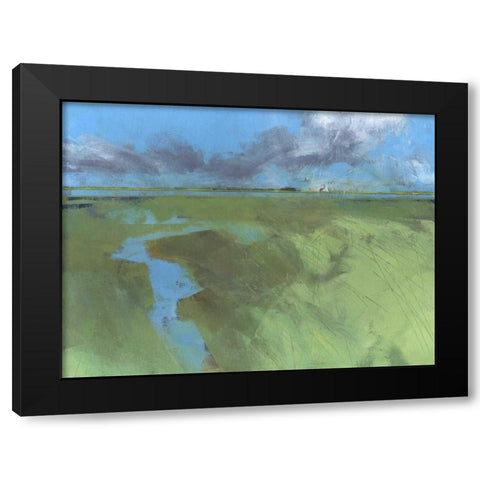 Back Water High Tide Black Modern Wood Framed Art Print by Bailey, Paul