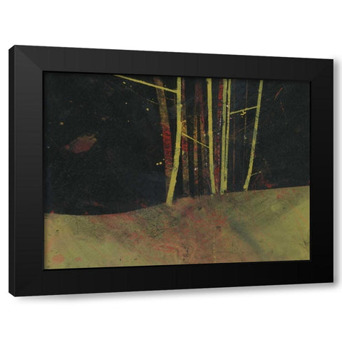 Into the Dark Wood Black Modern Wood Framed Art Print by Bailey, Paul
