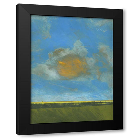 June Sky Black Modern Wood Framed Art Print with Double Matting by Bailey, Paul