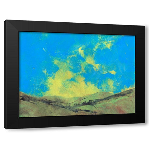 The Light of the Valley Black Modern Wood Framed Art Print with Double Matting by Bailey, Paul