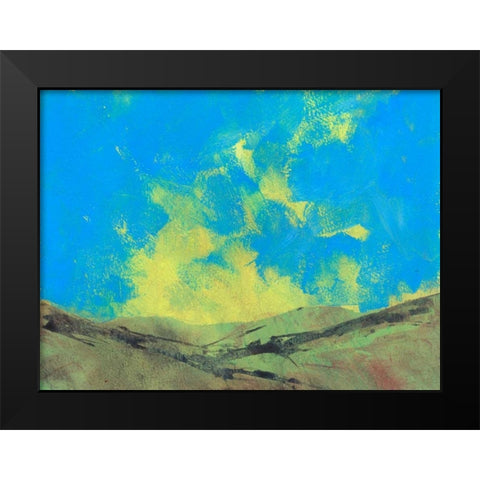 The Light of the Valley Black Modern Wood Framed Art Print by Bailey, Paul