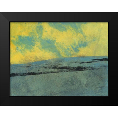 Pale Morning Light Black Modern Wood Framed Art Print by Bailey, Paul