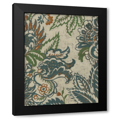 Wood Vine I Black Modern Wood Framed Art Print with Double Matting by Zarris, Chariklia