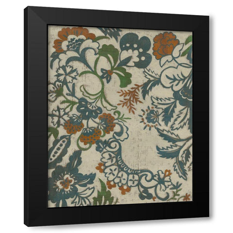 Wood Vine II Black Modern Wood Framed Art Print with Double Matting by Zarris, Chariklia