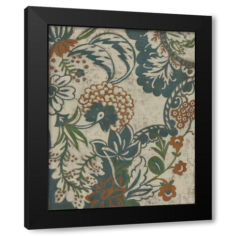 Wood Vine III Black Modern Wood Framed Art Print with Double Matting by Zarris, Chariklia