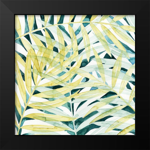 Sunlit Palms II Black Modern Wood Framed Art Print by Popp, Grace