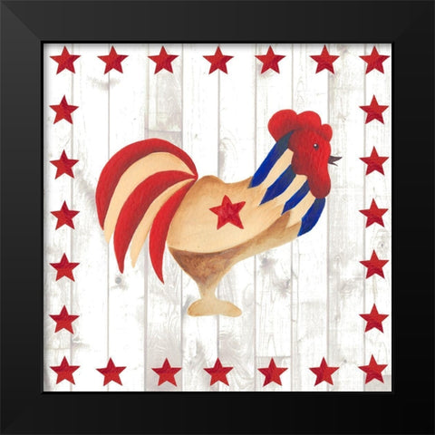 Americana Animals II Black Modern Wood Framed Art Print by Moore, Regina