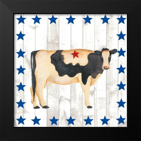 Americana Animals III Black Modern Wood Framed Art Print by Moore, Regina