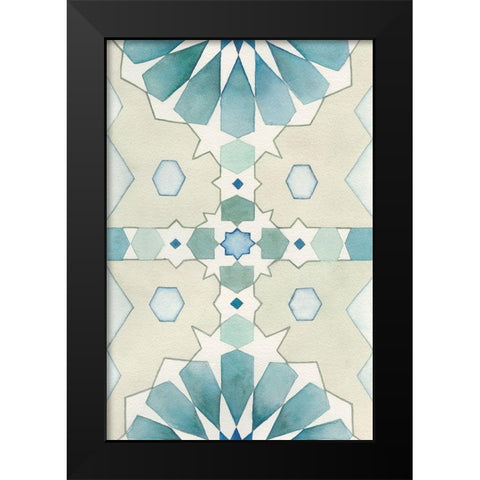 Moorish Panel II Black Modern Wood Framed Art Print by Chabot, Natasha