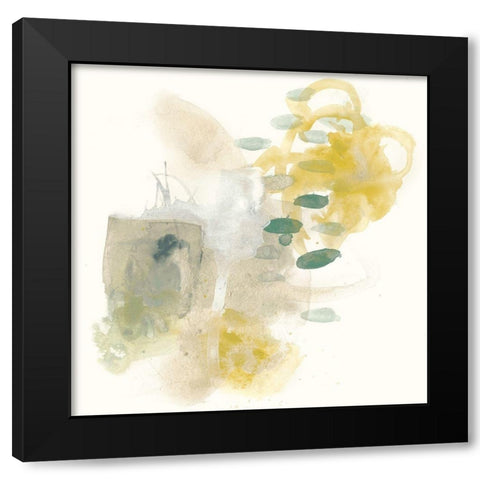 Apex Formula IV Black Modern Wood Framed Art Print by Vess, June Erica