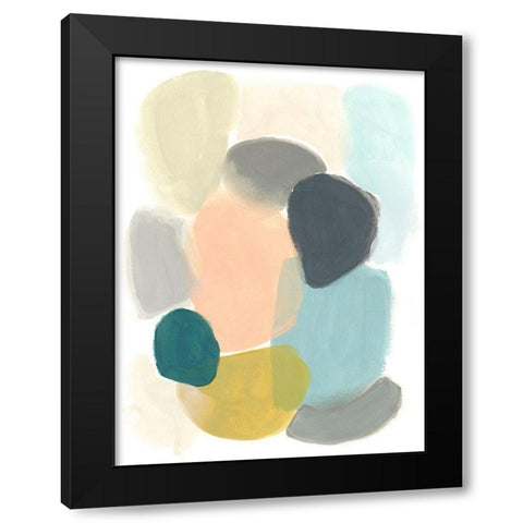 Variable Division I Black Modern Wood Framed Art Print with Double Matting by Vess, June Erica