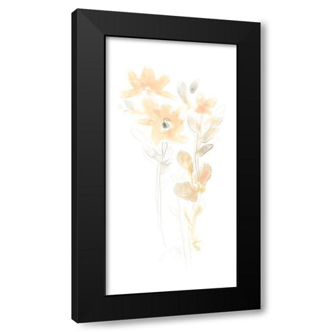 Corsage III Black Modern Wood Framed Art Print by Vess, June Erica