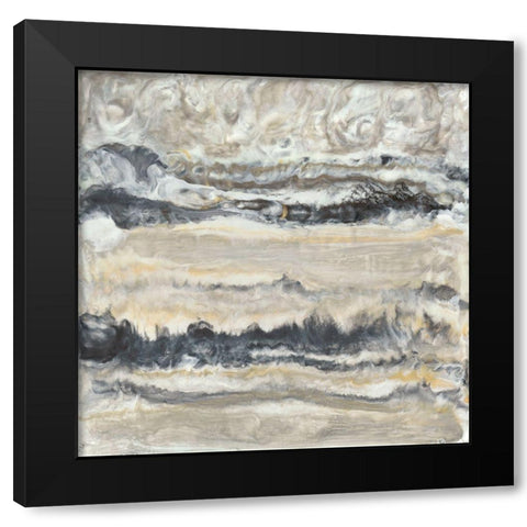 Stria I Black Modern Wood Framed Art Print by Holland, J.