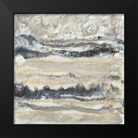 Stria I Black Modern Wood Framed Art Print by Holland, J.