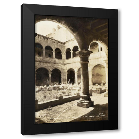 Old Mexico II Black Modern Wood Framed Art Print by Unknown