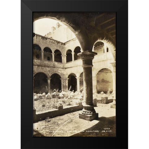 Old Mexico II Black Modern Wood Framed Art Print by Unknown