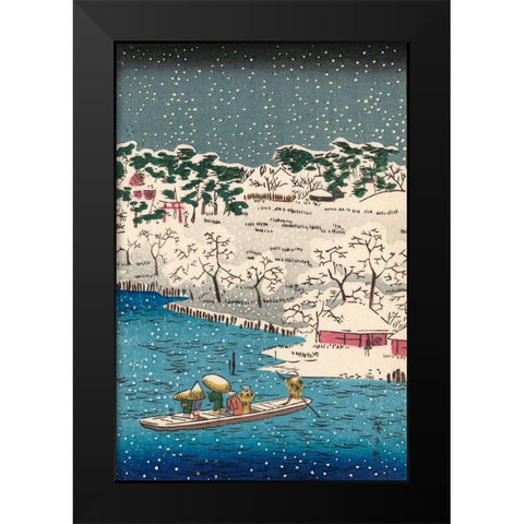 Iconic Japan VIII Black Modern Wood Framed Art Print by Unknown