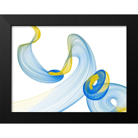 Touching Light I Black Modern Wood Framed Art Print by Orlov, Irena