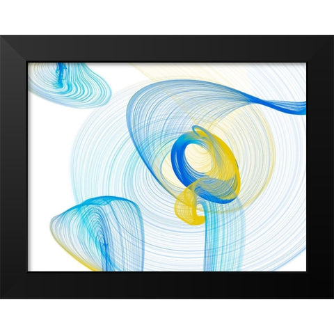 Touching Light II Black Modern Wood Framed Art Print by Orlov, Irena