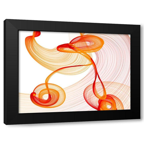 Touching Light III Black Modern Wood Framed Art Print with Double Matting by Orlov, Irena