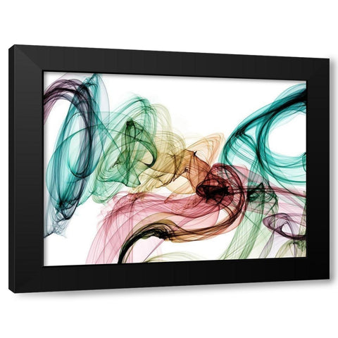 Invisible World IV Black Modern Wood Framed Art Print with Double Matting by Orlov, Irena