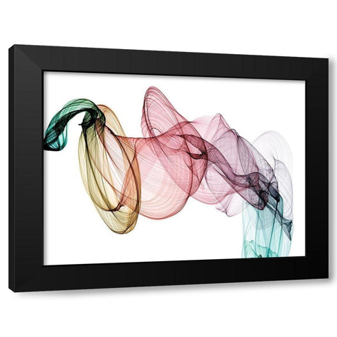 Invisible World VI Black Modern Wood Framed Art Print with Double Matting by Orlov, Irena