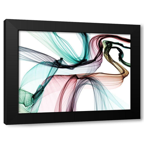 Invisible World VII Black Modern Wood Framed Art Print with Double Matting by Orlov, Irena