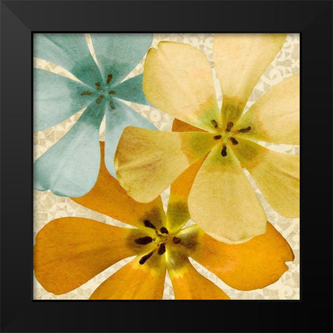 Springtime Glow I Black Modern Wood Framed Art Print by Saunders, Alonzo