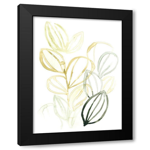 Seed Spectrum I Black Modern Wood Framed Art Print by Vess, June Erica