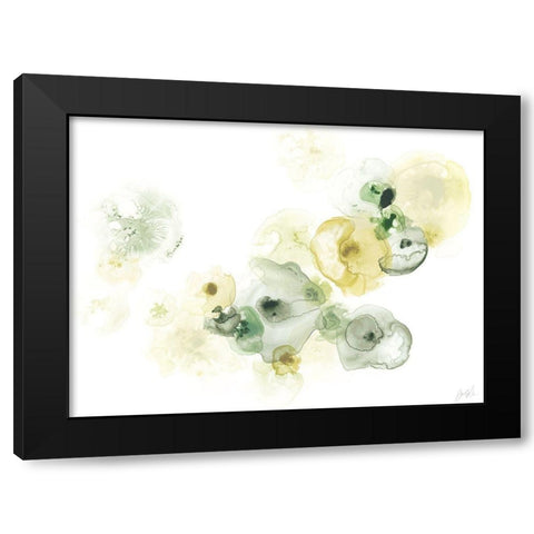 Rock Lichen I Black Modern Wood Framed Art Print with Double Matting by Vess, June Erica