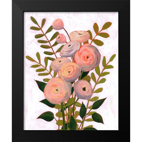 Flower Burst I Black Modern Wood Framed Art Print by Popp, Grace