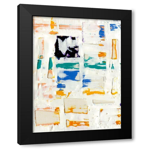 Basket Weave I Black Modern Wood Framed Art Print by Ludwig, Alicia