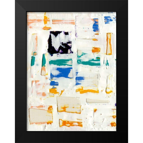 Basket Weave I Black Modern Wood Framed Art Print by Ludwig, Alicia
