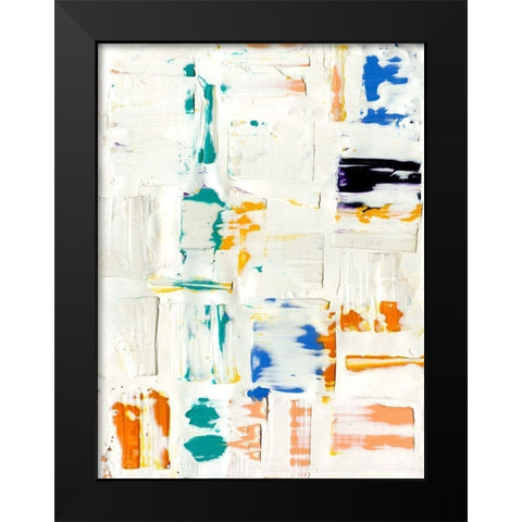 Basket Weave II Black Modern Wood Framed Art Print by Ludwig, Alicia