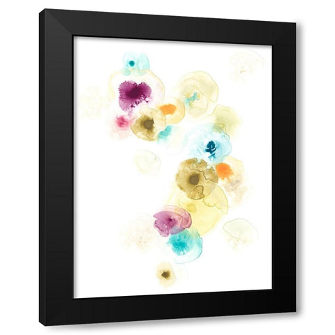 Petri II Black Modern Wood Framed Art Print by Vess, June Erica