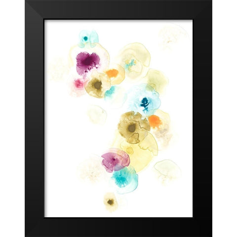 Petri II Black Modern Wood Framed Art Print by Vess, June Erica