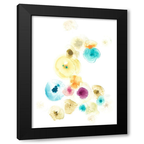 Petri III Black Modern Wood Framed Art Print with Double Matting by Vess, June Erica