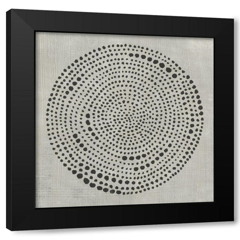 Mythos I Black Modern Wood Framed Art Print with Double Matting by Zarris, Chariklia