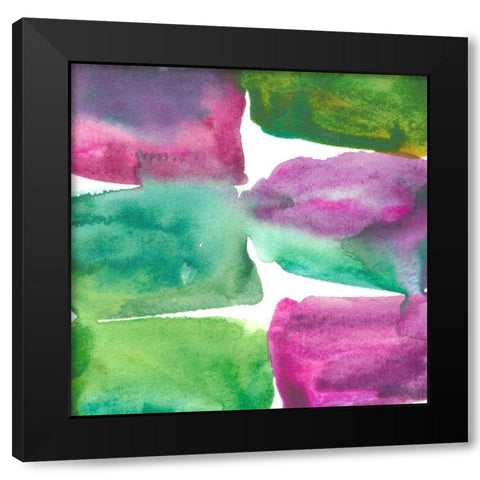 Tectonic I Black Modern Wood Framed Art Print with Double Matting by Zarris, Chariklia