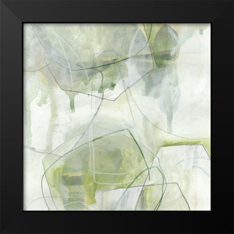 Terra Forma II Black Modern Wood Framed Art Print by Vess, June Erica